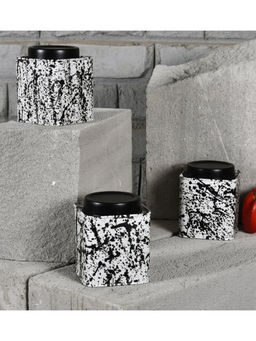 Living With Elan - Stainless Steel Round Kitchen Containers, Pack Of 3