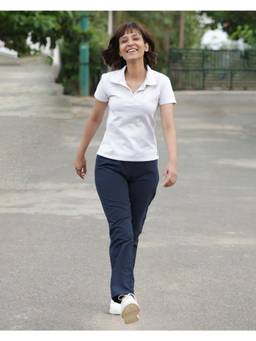 Blissclub - Women Navy Blue All Terrain Pants with Water-repellent finish and 2 Zipper Pockets
