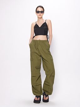 Cover Story - Black Corset Crop Top