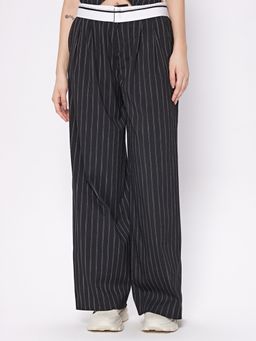 Cover Story - Black Stripe Tailored Trouser