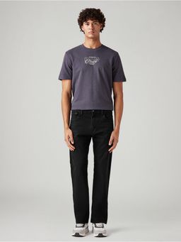 Levi's - Men Black Cotton Blend Jeans