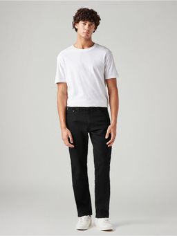 Levi's - Men Black Cotton Blend Jeans