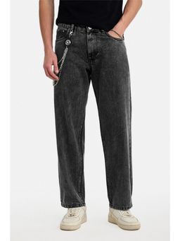 Snitch - Men Grey Cotton Blend Jeans