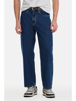 Snitch - Men Blue Cotton Jeans