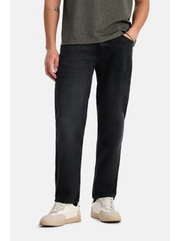 Snitch - Men Black Cotton Jeans