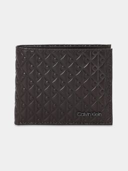 Calvin Klein - Logo Brown Leather Wallet