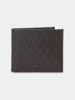 Calvin Klein - Logo Brown Leather Wallet