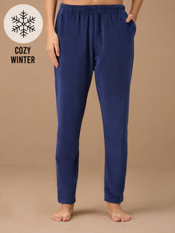 Nykd by Nykaa - Velour Pants - NYS048 - Navy