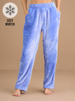 Nykd by Nykaa - Luxe Fur Pants - NYS121 - Blue