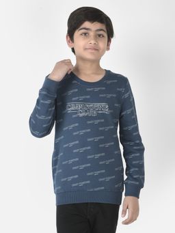 CRIMSOUNE CLUB - Boys Blue Crazy Together Sweatshirt