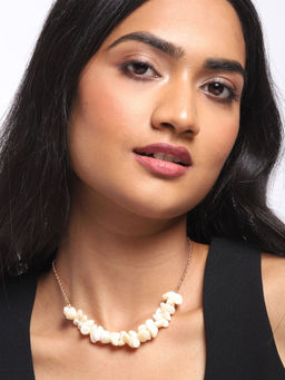 Blueberry - Elle Necklace White