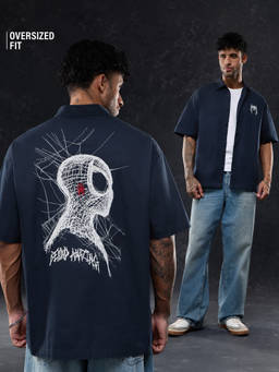 The Souled Store - Official Spider-Man: Beyond Amazing Men Oversized Shirt