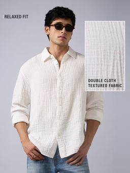 The Souled Store - Relaxed-Fit Shirt: Frost Men Relaxed Shirts