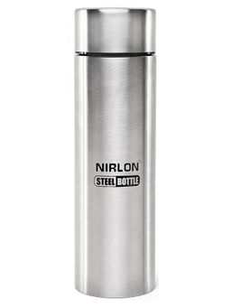 Nirlon - Stainless Steel Single Wall Water Bottle pure (Fb_Jeet)