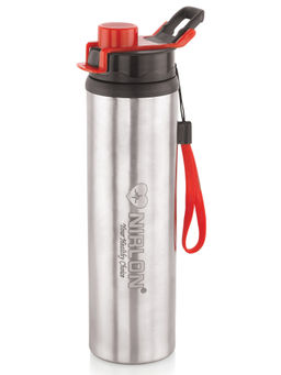 Nirlon - Tranzy Sipper 900Ml Stainless Steel Single Wall Water Bottle
