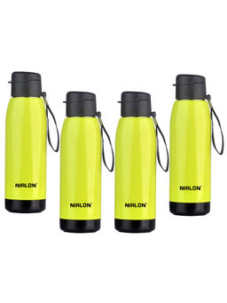 Nirlon - Electro Pu Insulated Stainless Steel Inner Side (Pack of 4), 750Ml Water Bottle