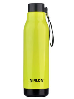 Nirlon - Loki Pu Insulated Stainless Steel Inner Side , 480Ml Bottle (Green)