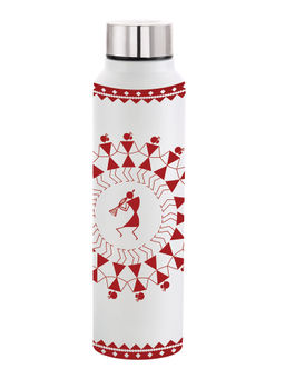 Nirlon - Art vibes Uv Printing Stainless Steel Bottle, Single,1000Ml Capacity