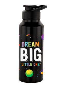 Nirlon - Stainless Steel Single Walled Water Bottle 750Ml Uv Printed Bottle, (Dream Big)