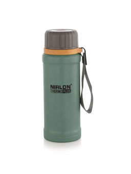 Nirlon - Vacuum Insulated Stainless Steel Double Wall Water Bottle, 800Ml, Dark Green