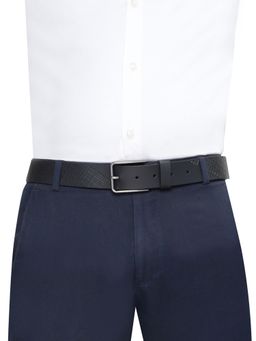 United Colors of Benetton - Barea Men Leather Non Reversible Belt - Black, S 80 cm