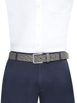 United Colors of Benetton - Burano Men Leather Non Reversible Belt - Grey, S 80 cm