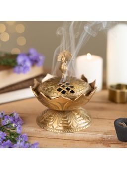 Ritualistic - Lotus Brass Loban Burner (Gold)