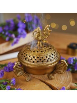 Ritualistic - Sanchi Brass Loban Lamp