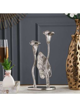 De Maison Decor - Jules Double Candle Holder Silver