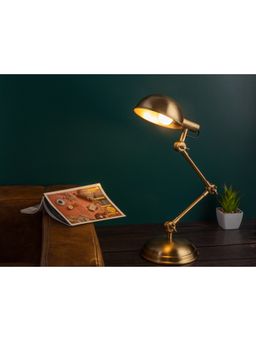 De Maison Decor - "Fergal Poulsen" Triple Adjustable Lamp In Gold Antique Brass Finish