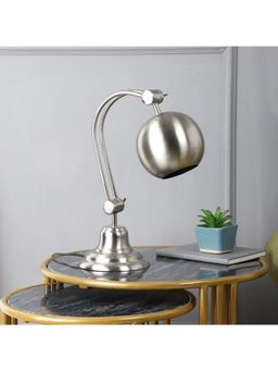 De Maison Decor - The "Globe Poulsen" Double Adjustable Lamp By Decor De Maison In Silver Pewter
