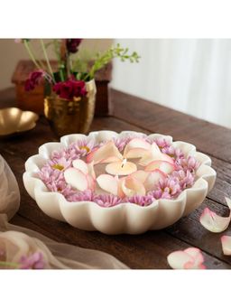 Ritualistic - Leher Marble Urli Bowl