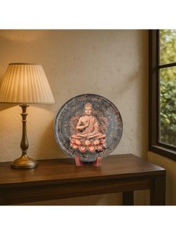 Ritualistic - Nirvana Single Wall Plate For Home Decoration With 10 Inch Stand