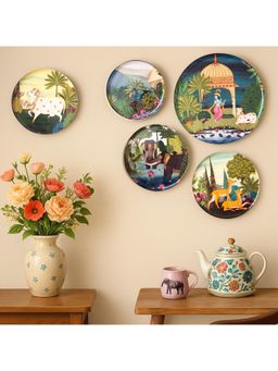 Ritualistic - Dwarka Pichwai Wall Sculpture For Home Decoration