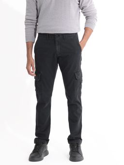 Rare Rabbit - Inbuil Primary Black Trouser