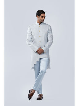 Arjun Kilachand - Gold and Badla Embroidered Fusion Jacket (Set of 2)