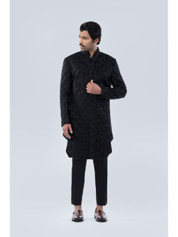 Arjun Kilachand - Bead and Thread Work Embroidered Sherwani (Set of 2)