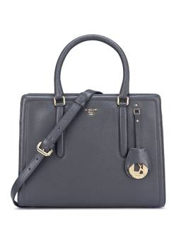 Da Milano - Genuine Leather Grey Satchel Bag