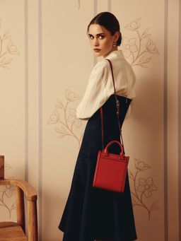 MIRAGGIO - Sherry Top Handle Crossbody Sling Bag with Detachable Strap