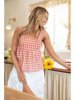 Petal & Pup - Chatham Top - Red Gingham