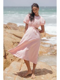 Petal & Pup - Aminah Puff Sleeve Dress - Pink