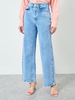 Styli - Blue Casual Plain Jeans