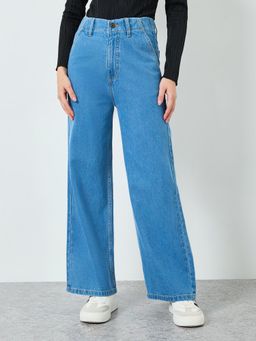 Styli - Blue Casual Plain Jeans