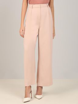 VERO MODA - Pink Casual Plain Trouser
