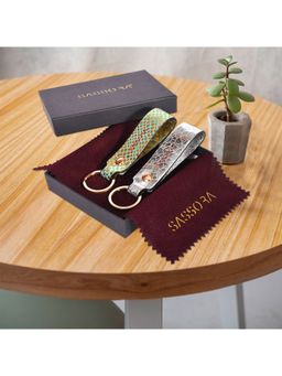Sassora - Premium Leather Keychains - Multi-Color