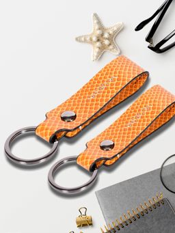 Sassora - Premium Leather Keychains - Tan