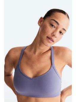 H&M - Women Blue Medium Support Sports Bra With Softmove