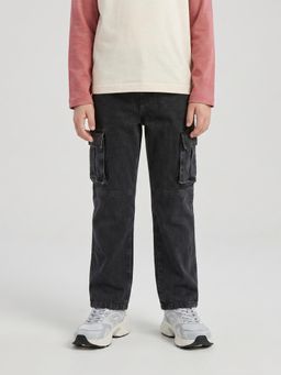 Monte Carlo - Boys Straight Fit Light Wash Denim Pant