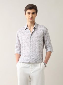Arrow Newyork - Men's Tropical Printed Slim Fit Shirt