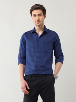 Arrow - Men's Grid Tattersall Checked Autopress Shirt